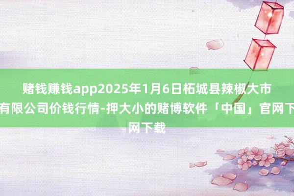 赌钱赚钱app2025年1月6日柘城县辣椒大市集有限公司价钱行情-押大小的赌博软件「中国」官网下载