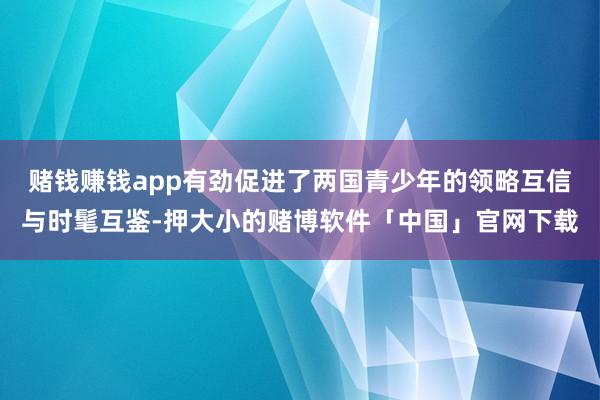 赌钱赚钱app有劲促进了两国青少年的领略互信与时髦互鉴-押大小的赌博软件「中国」官网下载